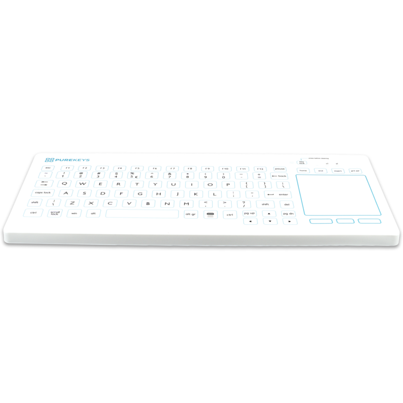 clavier-purekeys-filaire-blanc-touchpad-pavet-numerique-WIN-MAC-hygiene-silicone-marseille-pratique