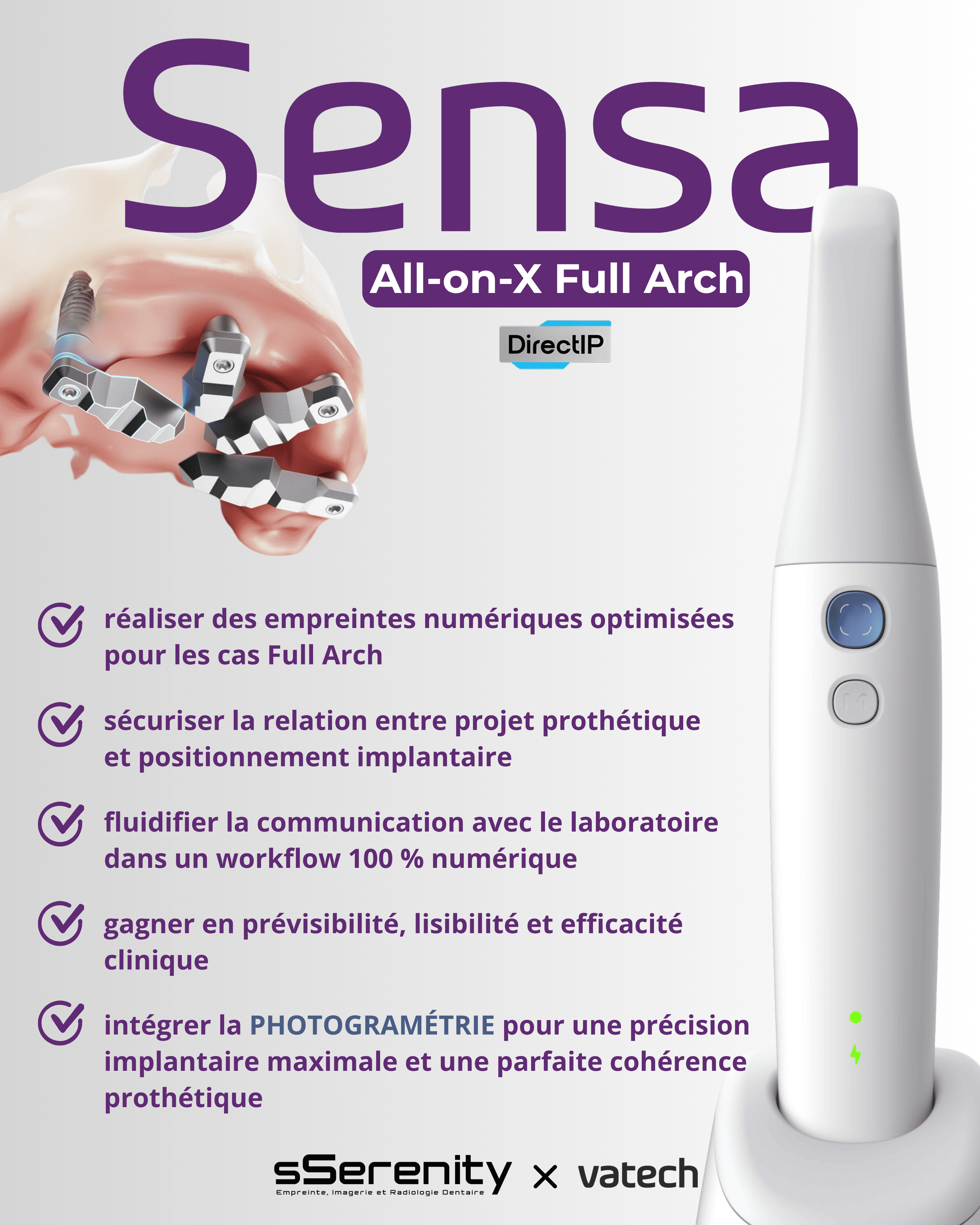 Vatech Sensa scanner intraoral Marseille