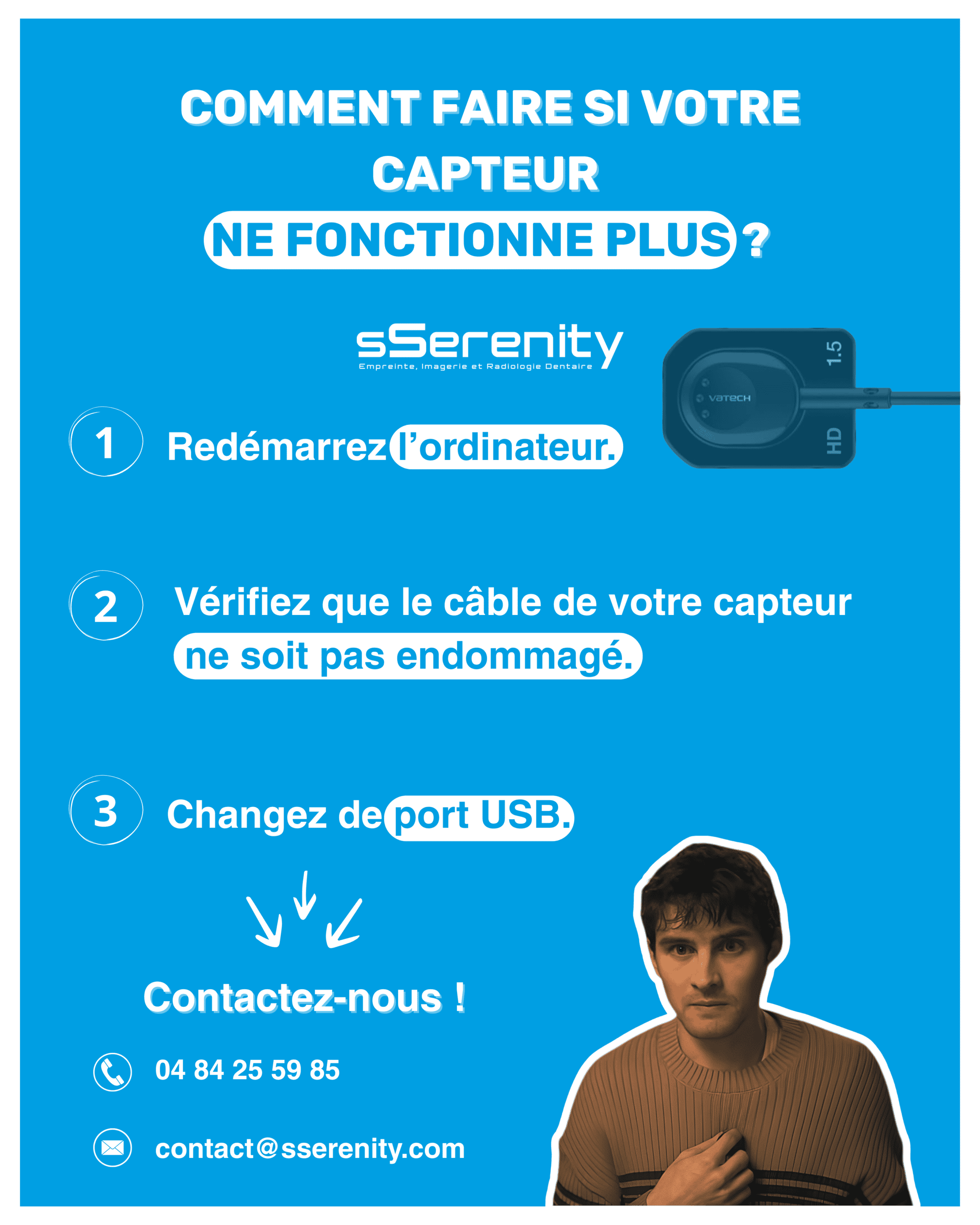 Comment faire si votre capteur ne fonctionne plus