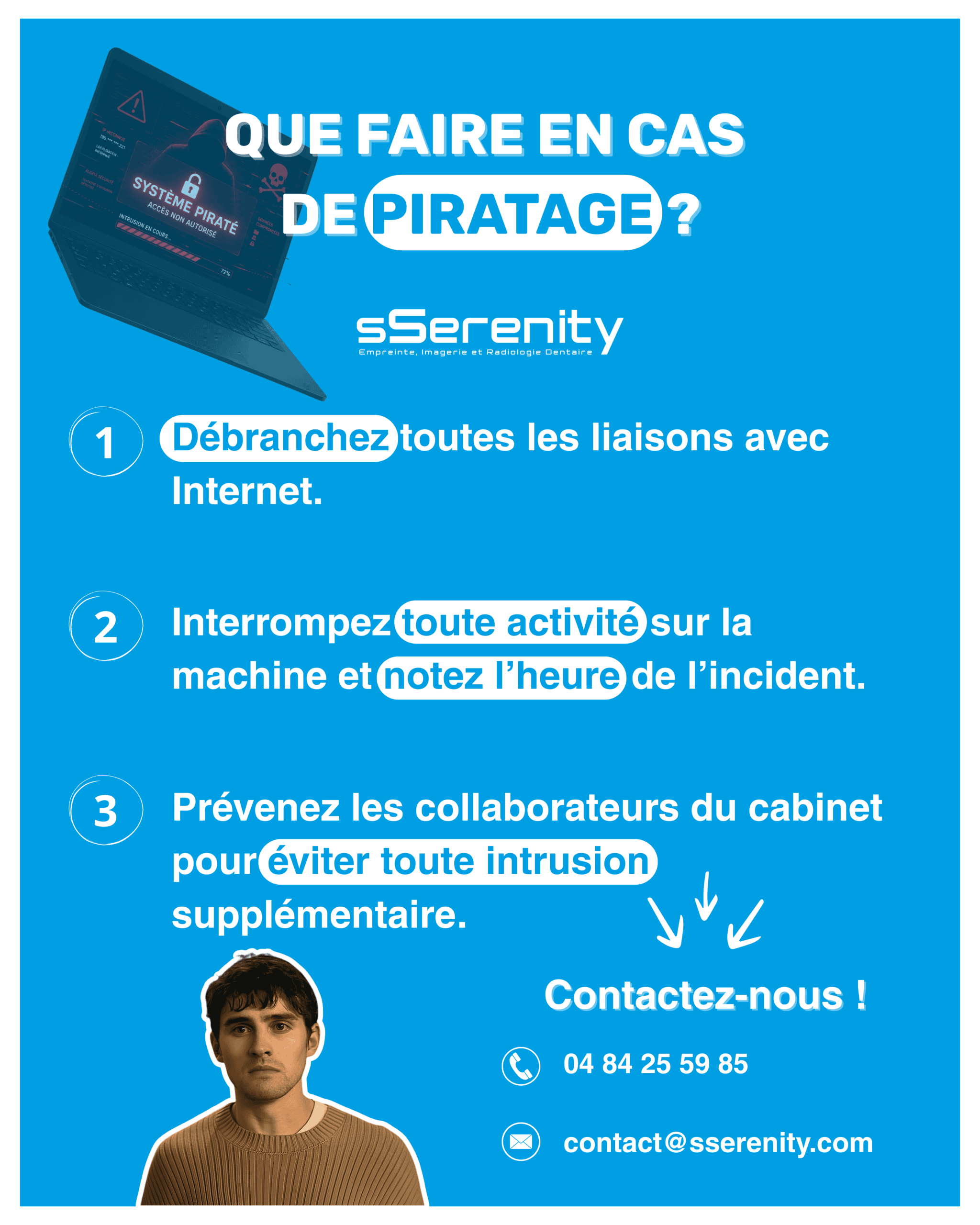 Que faire en cas de piratage