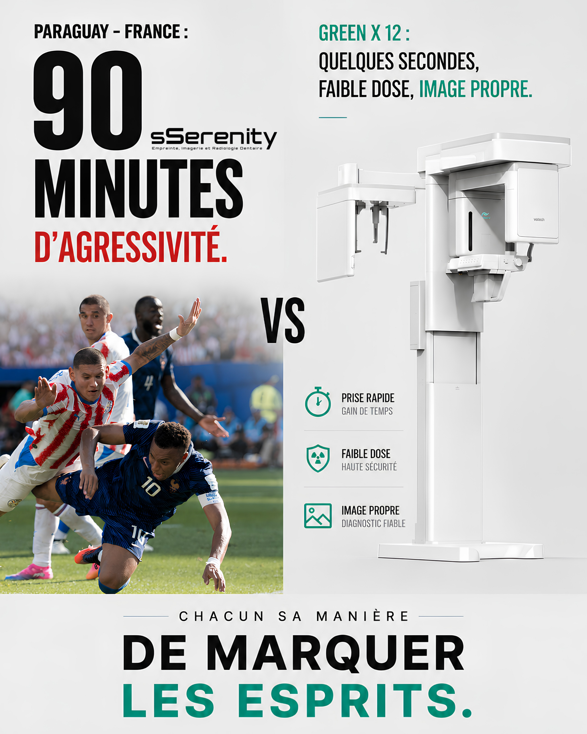90 minutes d'agressivité vs Green X 12 : quelques secondes, faible dose, image propre — sSerenity